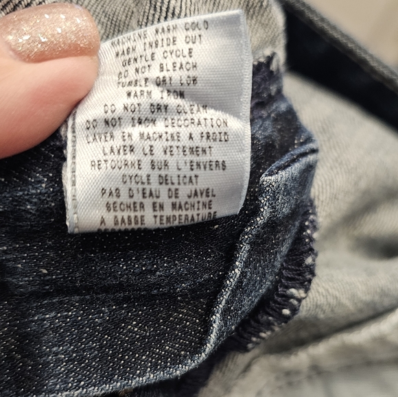 Guess Dark Blue Jean Shorts Stretch 28 - Picture 6 of 7